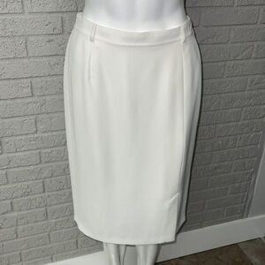 Gerry Weber White Pencil Skirt Size 6